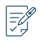 Image of a pen and a form