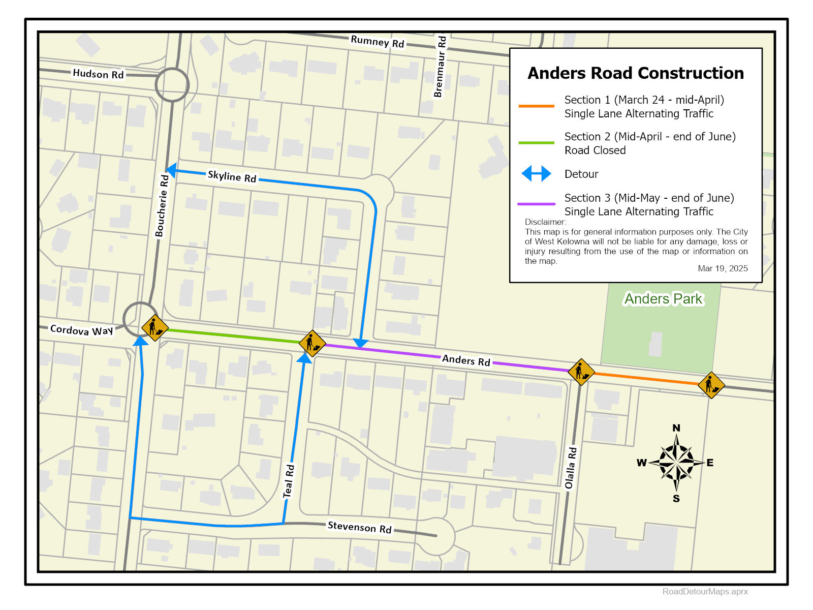 Anders Road Map Anders Road Map