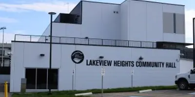Picture of the Lakeview Heights Community Hall building on Anders road.